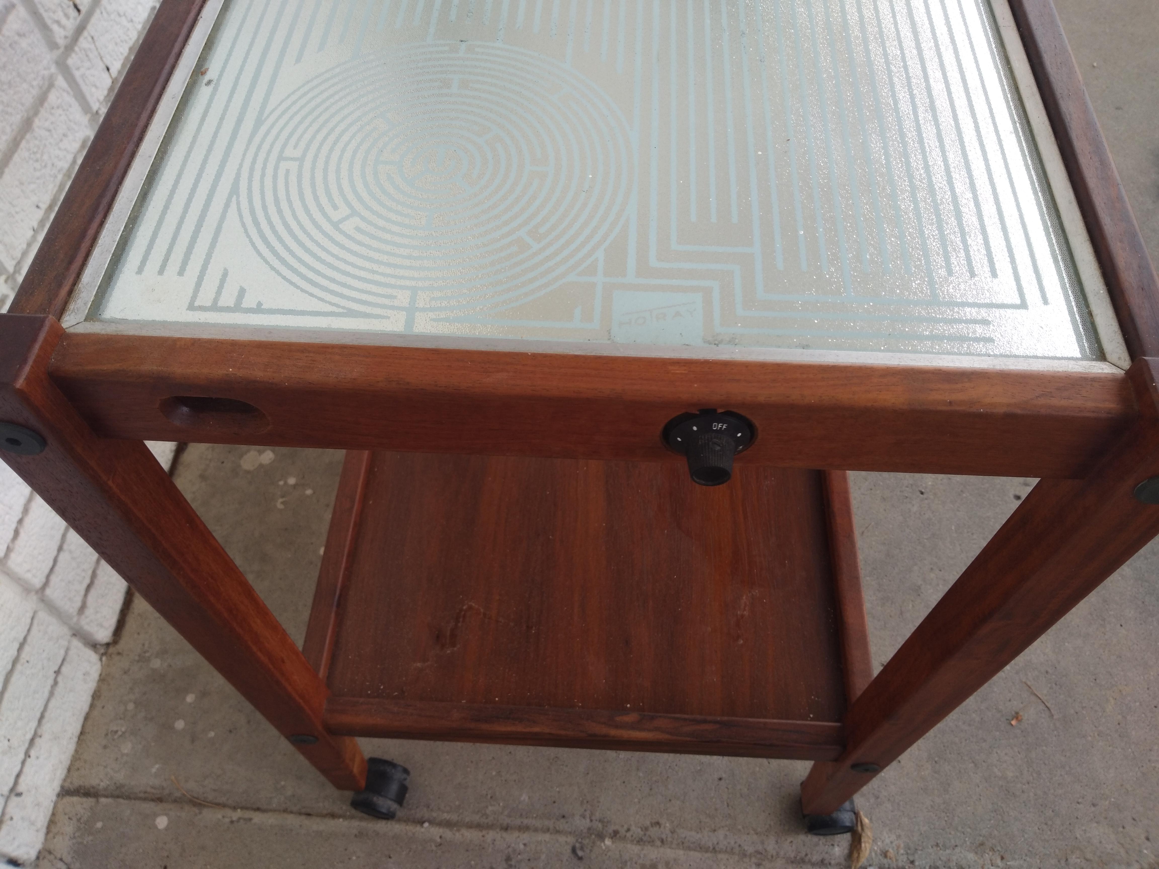 Chariot et assiettes d'approvisionnement Salton Hotray en vente 1