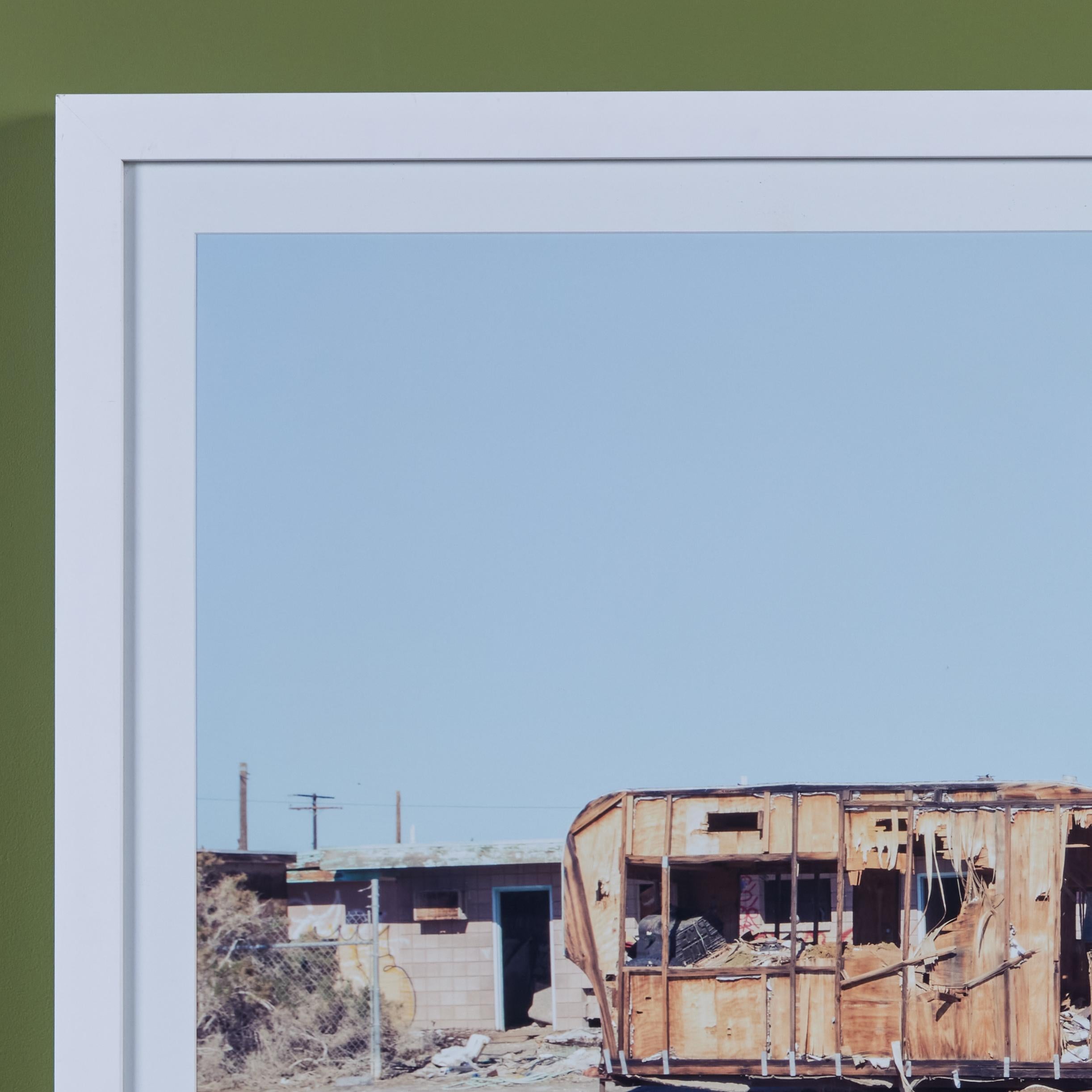 Américain Photographie encadrée Salton Sea de Steven Clouse en vente