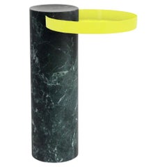 Salute Green Marble Column Yellow Tray By La Chance