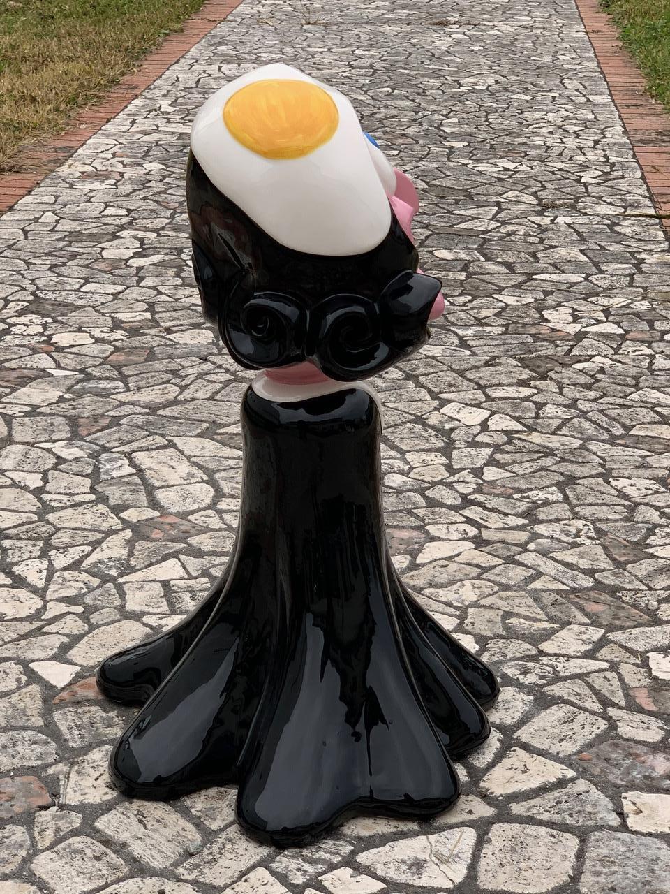 Escultura de cerámica Salvad' Oeuf de Massimo Giacon para Superego Editions, Italia Moderno en venta