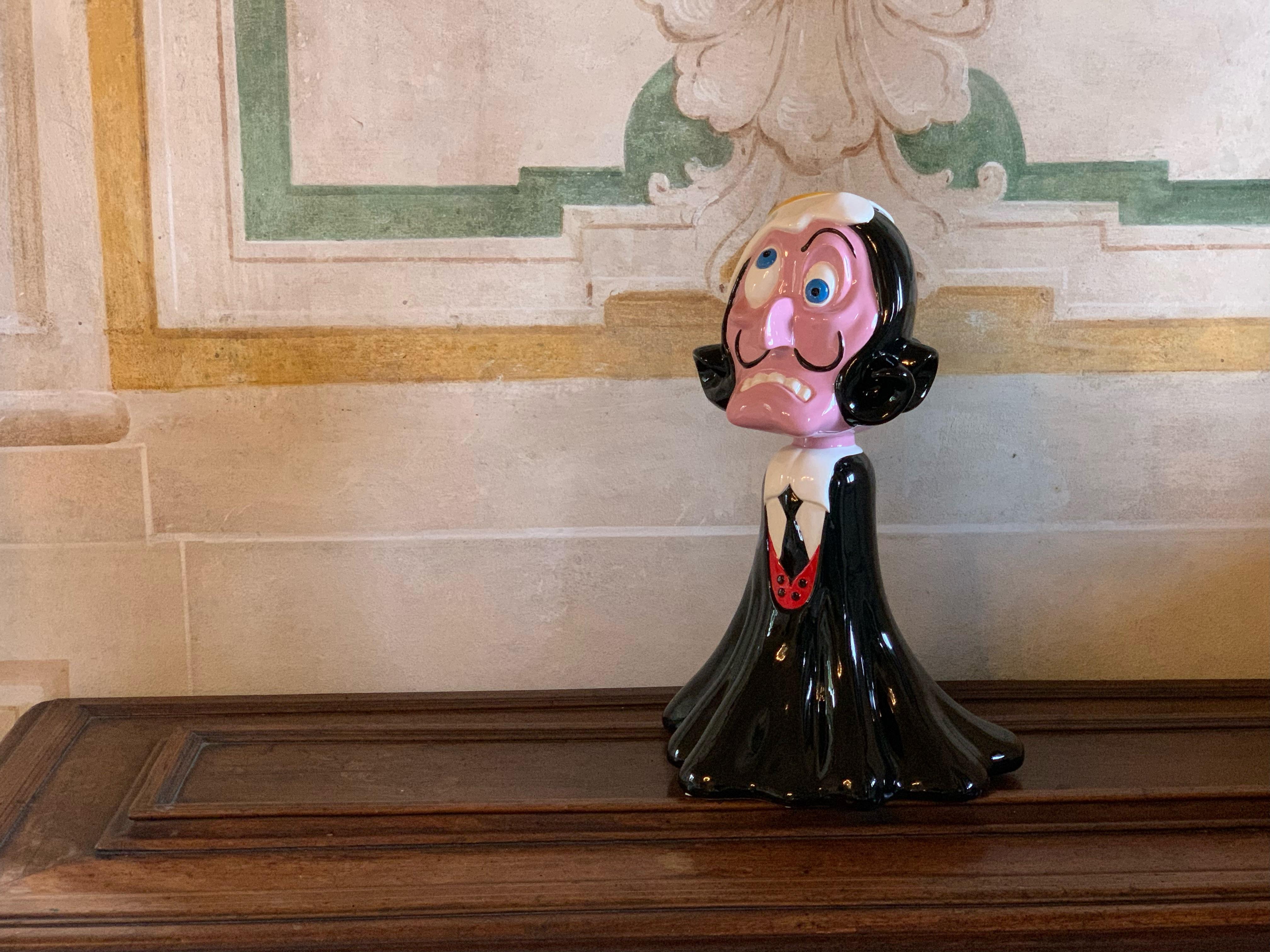 Escultura de cerámica Salvad' Oeuf de Massimo Giacon para Superego Editions, Italia en venta 1