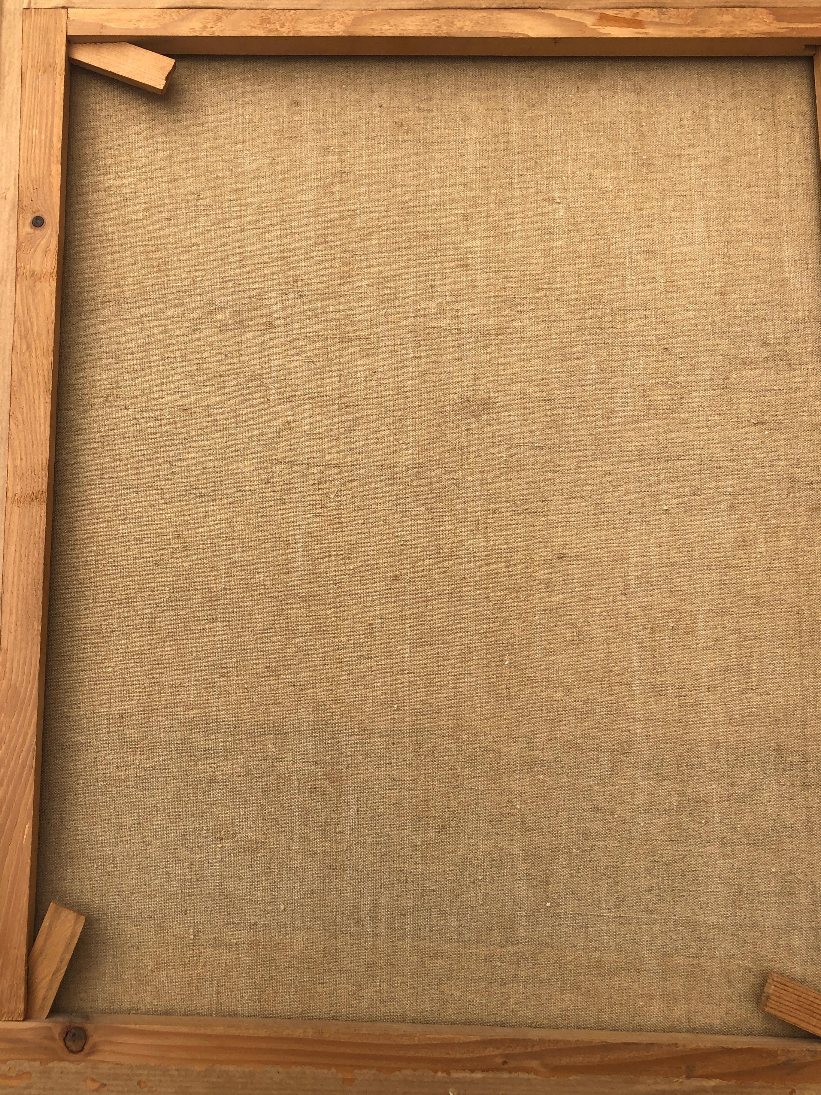 Pittura ad olio su tela di una donna nuda 3