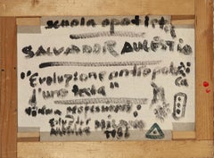 "Evoluzione antropologica di una testa" (anthropological evolution of a head)