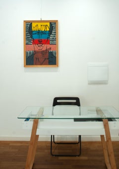 "Faccia d'uomo" di Salvador Aulestia (Barcellona 1915-Milano 1994)