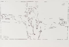 Crucifix - Salvador Aulestia (1915-1994) - lithography 13/15