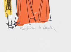 Torero - Salvador Aulestia (1915-1994) - litografia p.a.