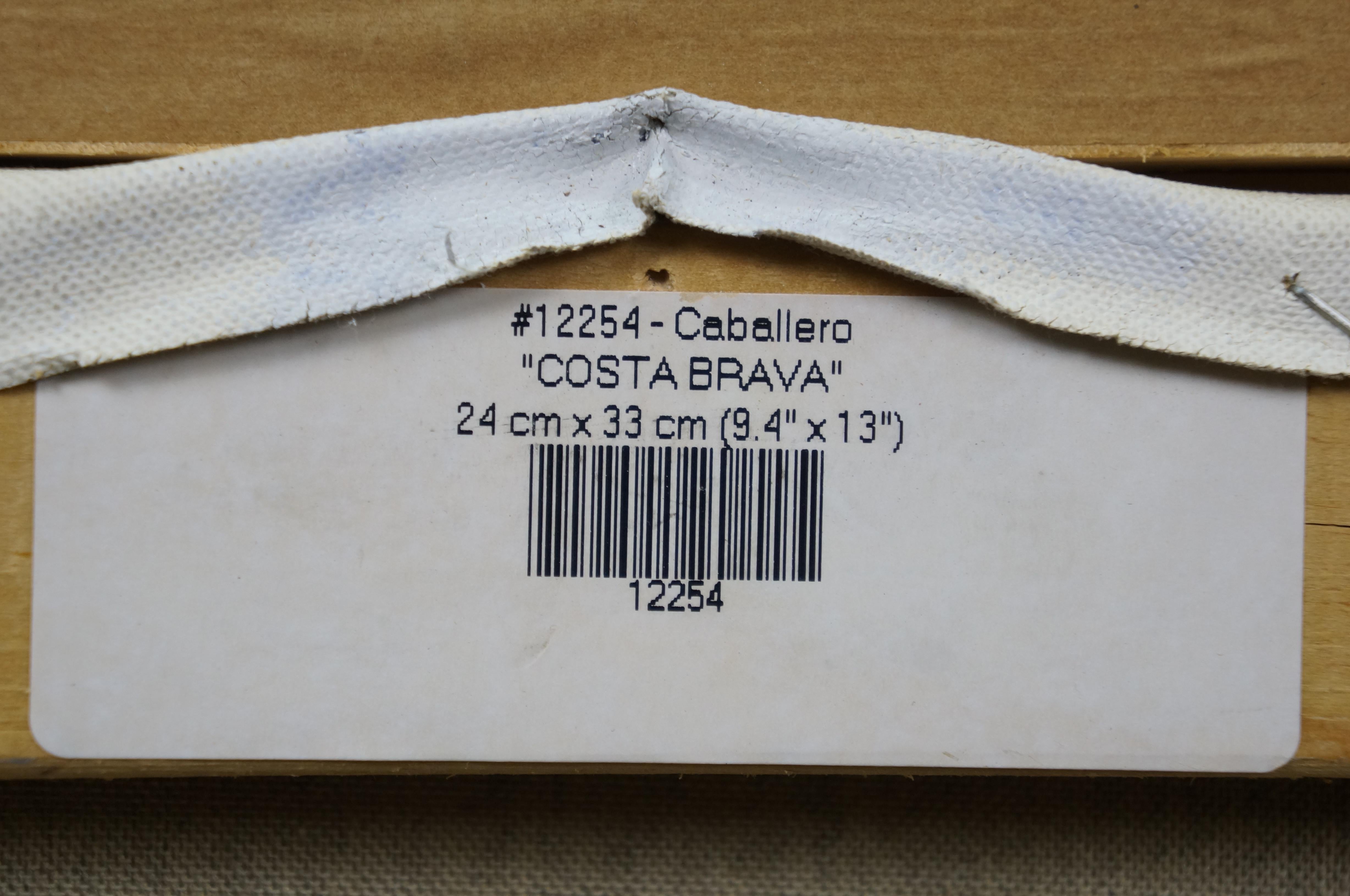 Salvador Caballero 'Costa Brava' Küstenlandschaft Seelandschaft Hafen Gemälde 22