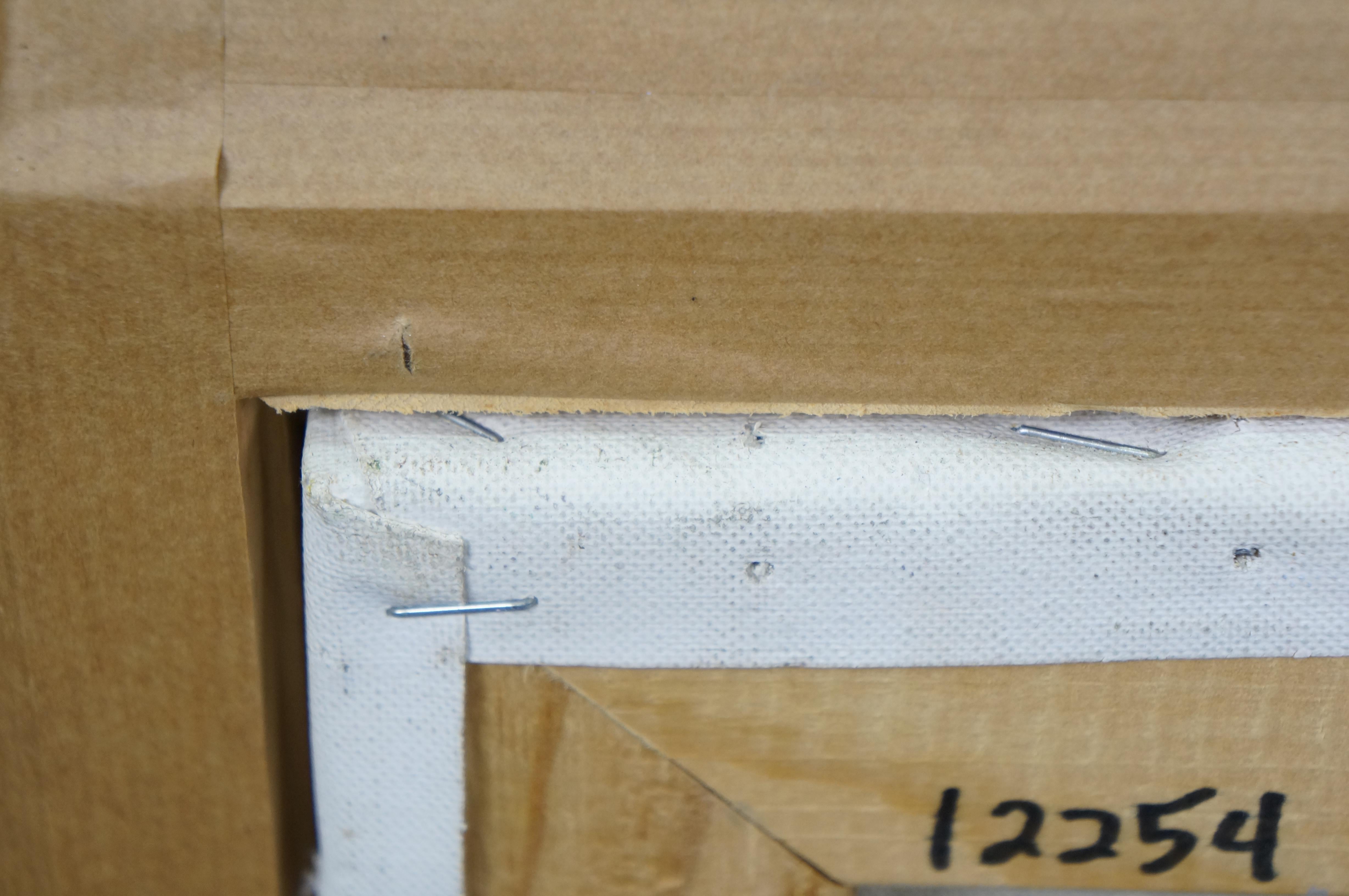 Salvador Caballero 'Costa Brava' Küstenlandschaft Seelandschaft Hafen Gemälde 22