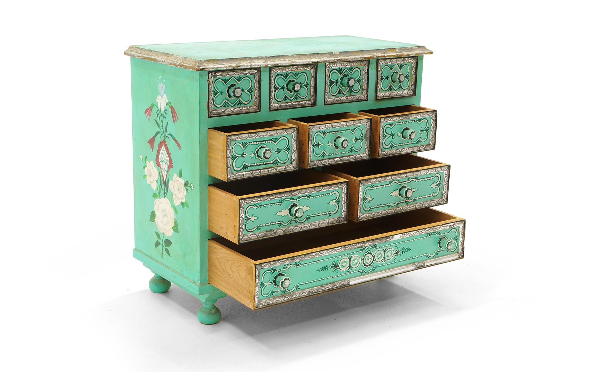 mexican painted cabinet