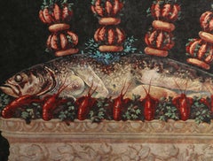 Les Panaches Panaches, Surrealist Lithograph with Engraving by Salvador Dali