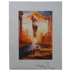 SALVADOR DALI (1904-1989) LIMITED EDITION HANDSIGNIERT FARBLITHOGRAPHIE Papier BFK