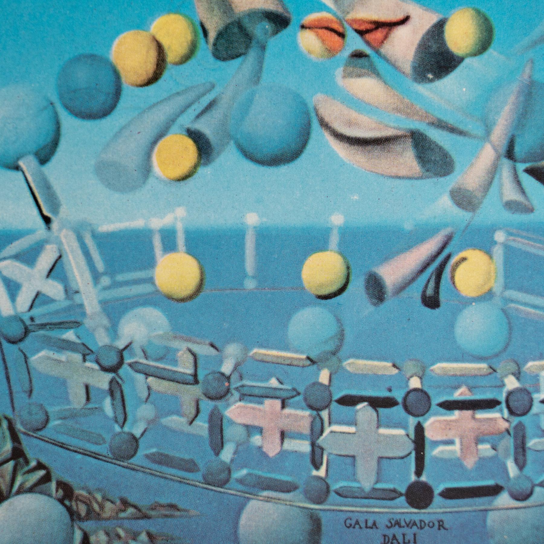 Salvador Dalí 1957 Cliché en color, enmarcado mediados del siglo XX en venta
