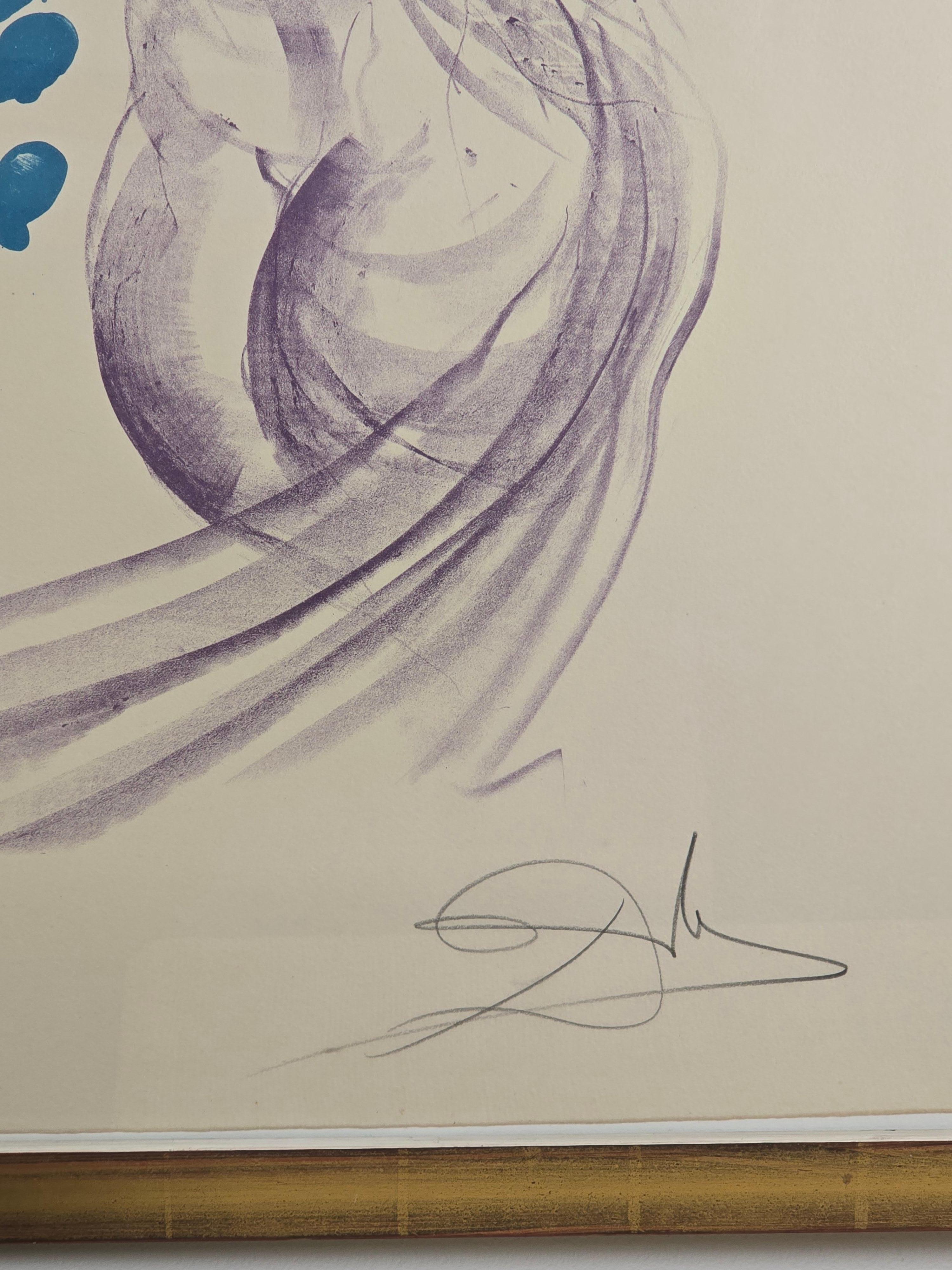 Salvador Dali 'Adolescencia' from Four Ages of Man Suite In Good Condition For Sale In Kilmarnock, VA