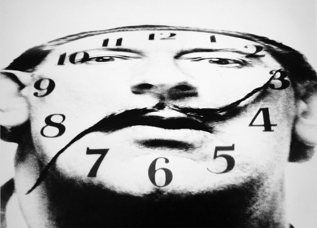 Dali Clockface - Photograph by Salvador Dali and Philippe Halsman