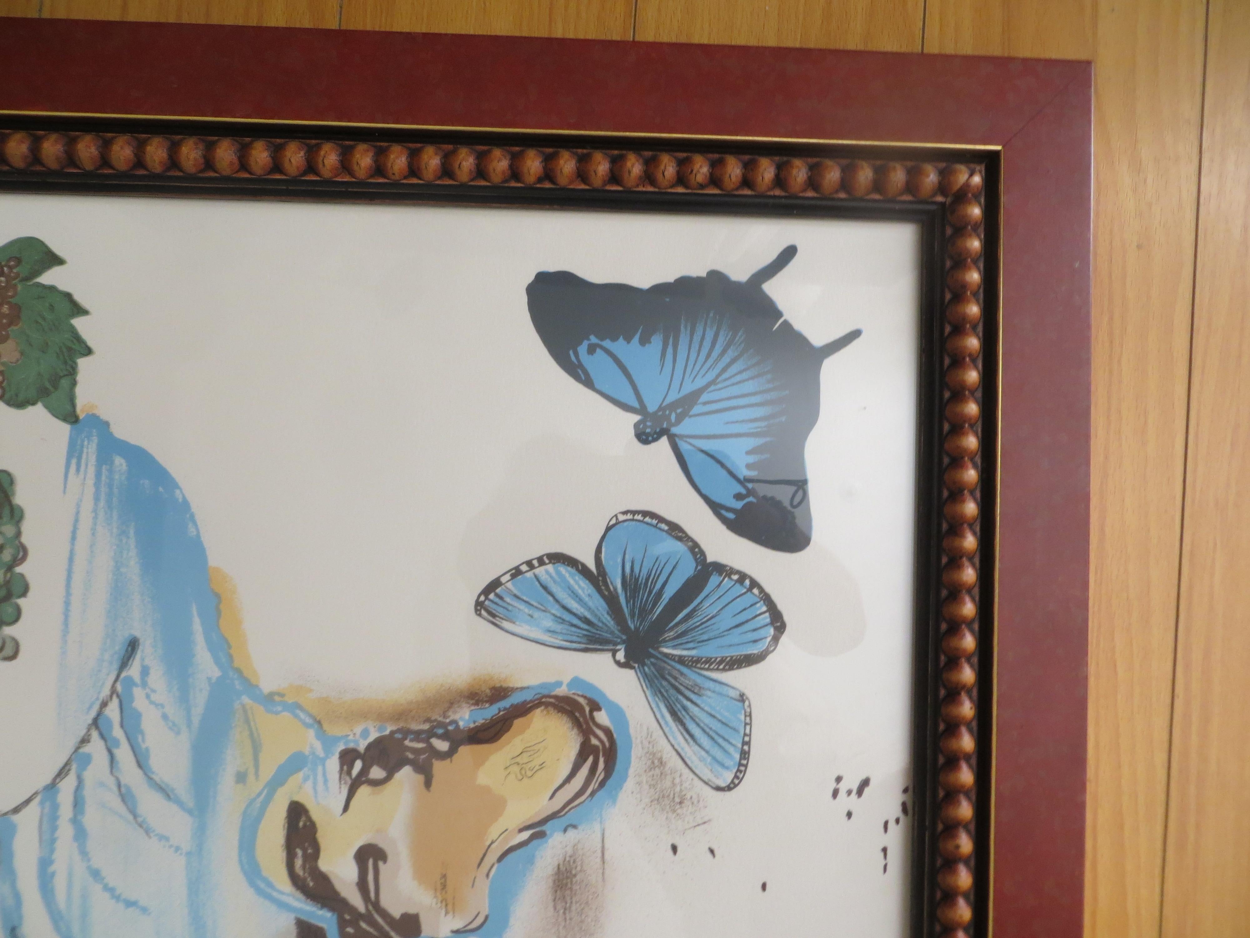 Original Dali Fantasy of the seasons Lithograph For Sale 3