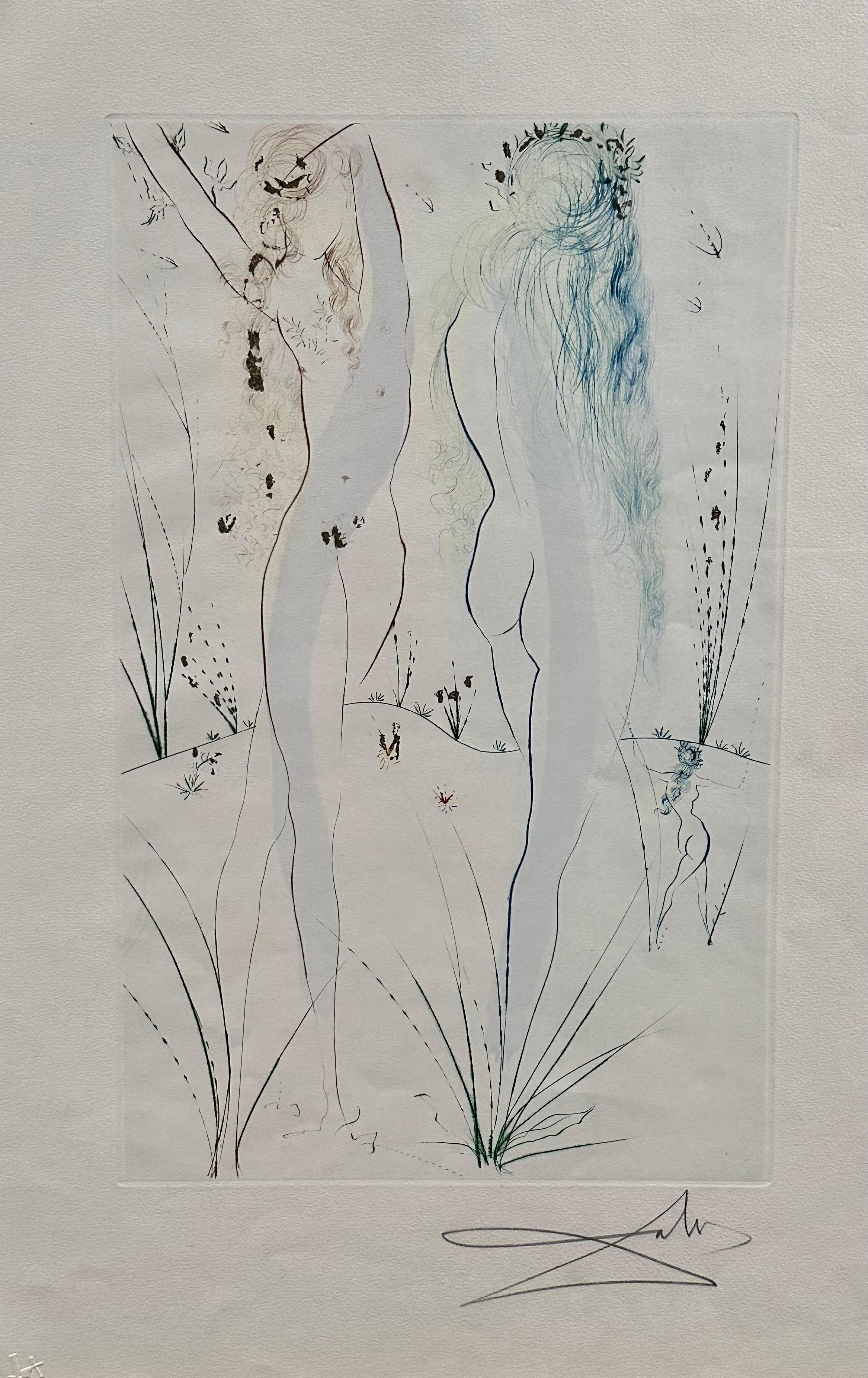 Figurative Print di Salvador Dali and Philippe Halsman - Ritorno, ritorno Shalamite