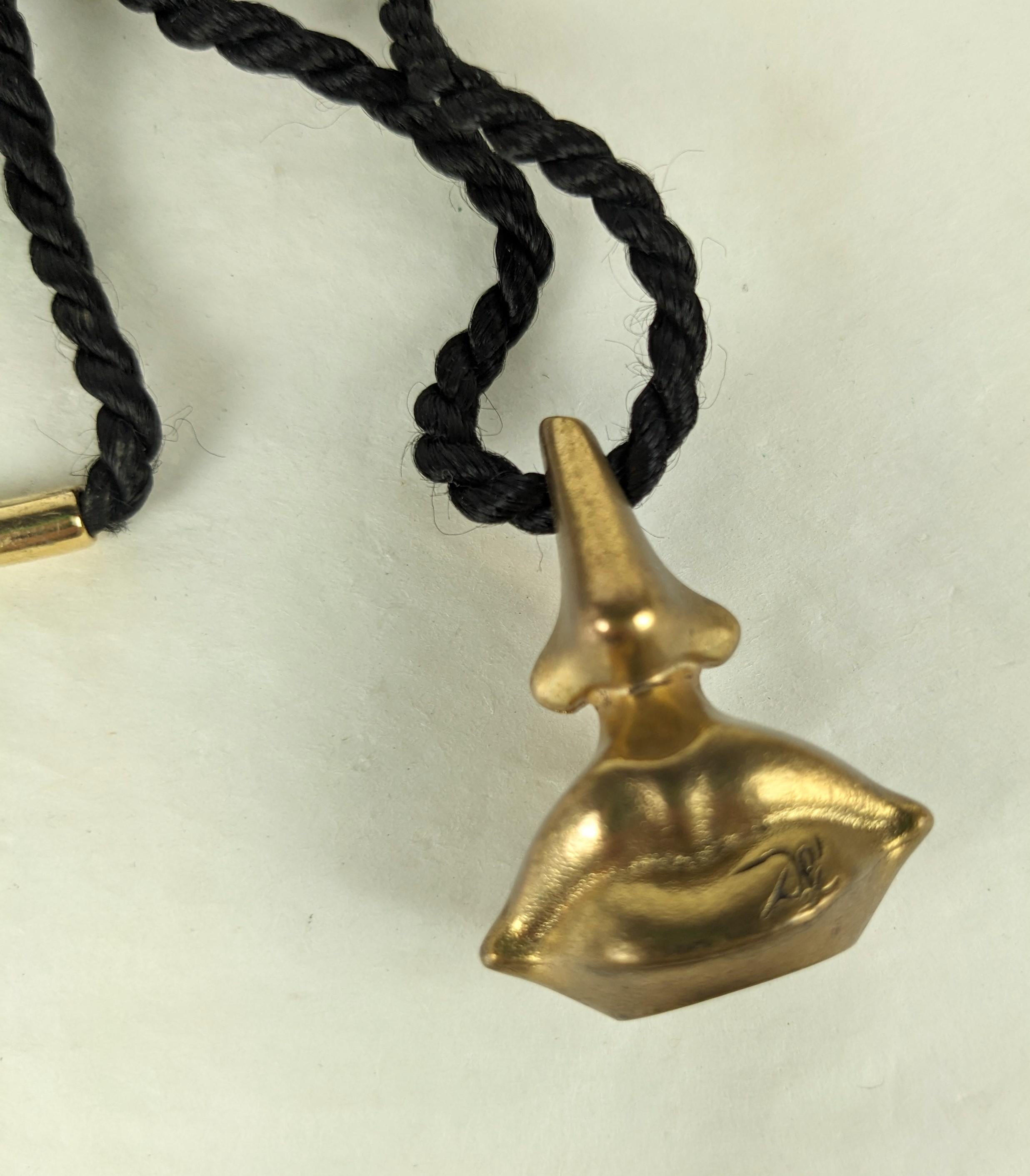 Salvador Dali, collier à pendentif Aphrodite Unisexe en vente