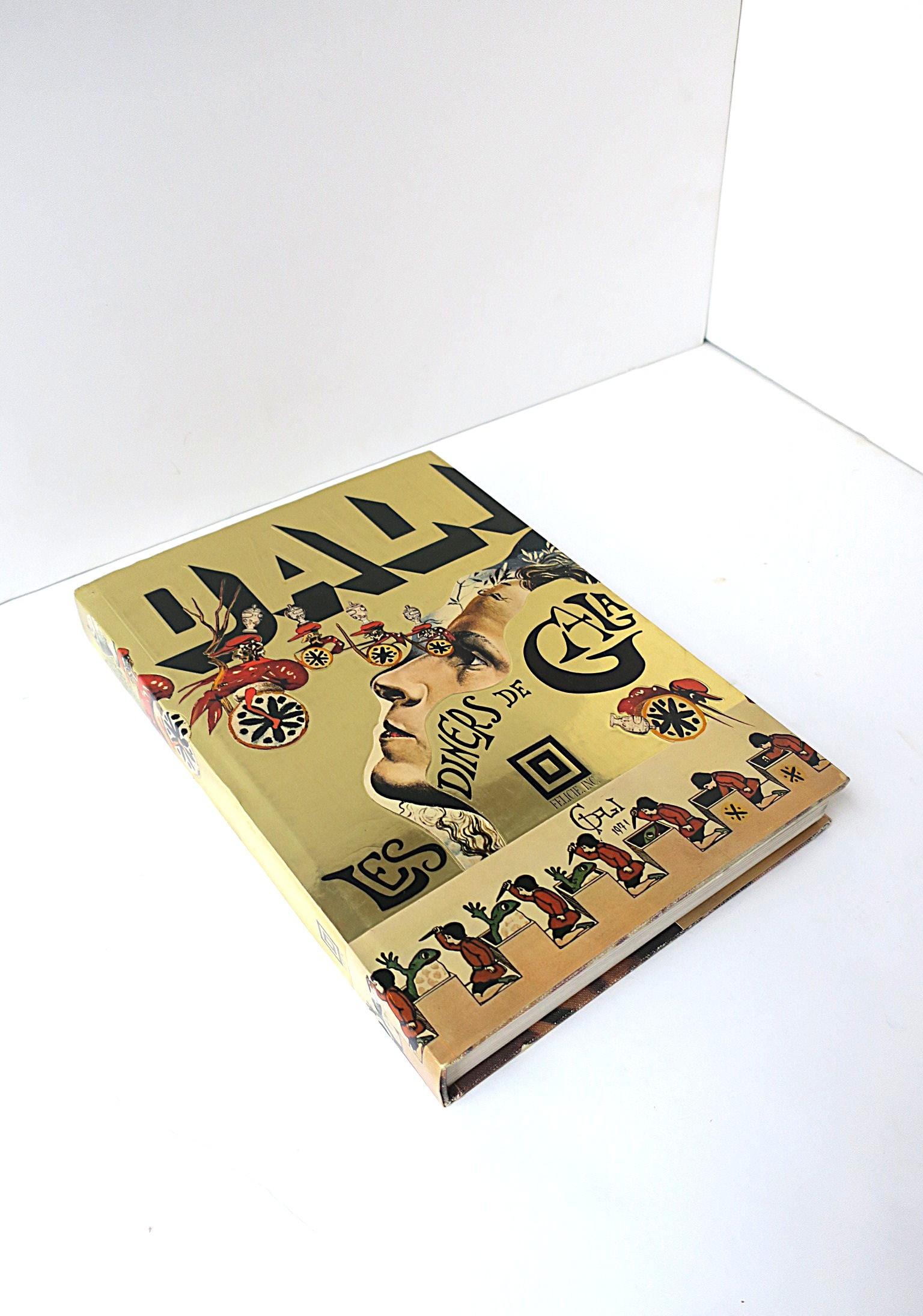 Salvador Dali Art Recipe Book, Les Diners de Gala, 1971 France, First Edition For Sale 11