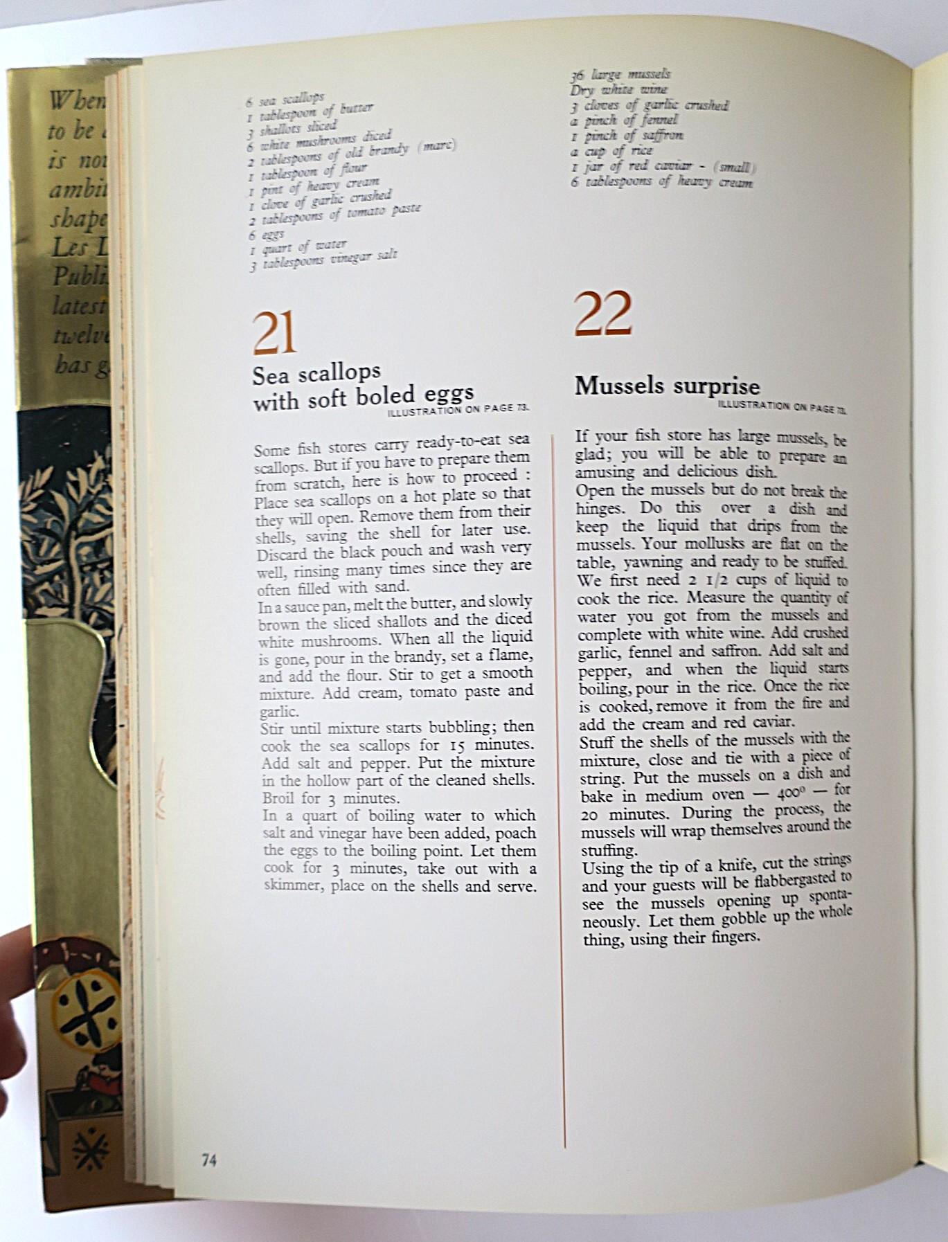 Salvador Dali Art Recipe Book, Les Diners de Gala, 1971 France, First Edition For Sale 2