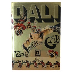 Salvador Dali Art Recipe Book, Les Diners de Gala, 1971 France, First Edition