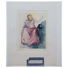 Salvador Dali Beaute de Beatrice Divine Comedy Gravure sur bois Paradis 8