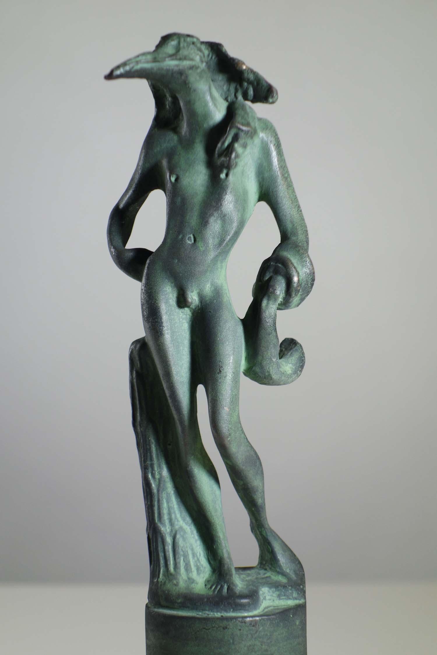 Salvador Dalí Vogelmann Surrealistische Bronze-Skulptur 79/99 (Italian) im Angebot