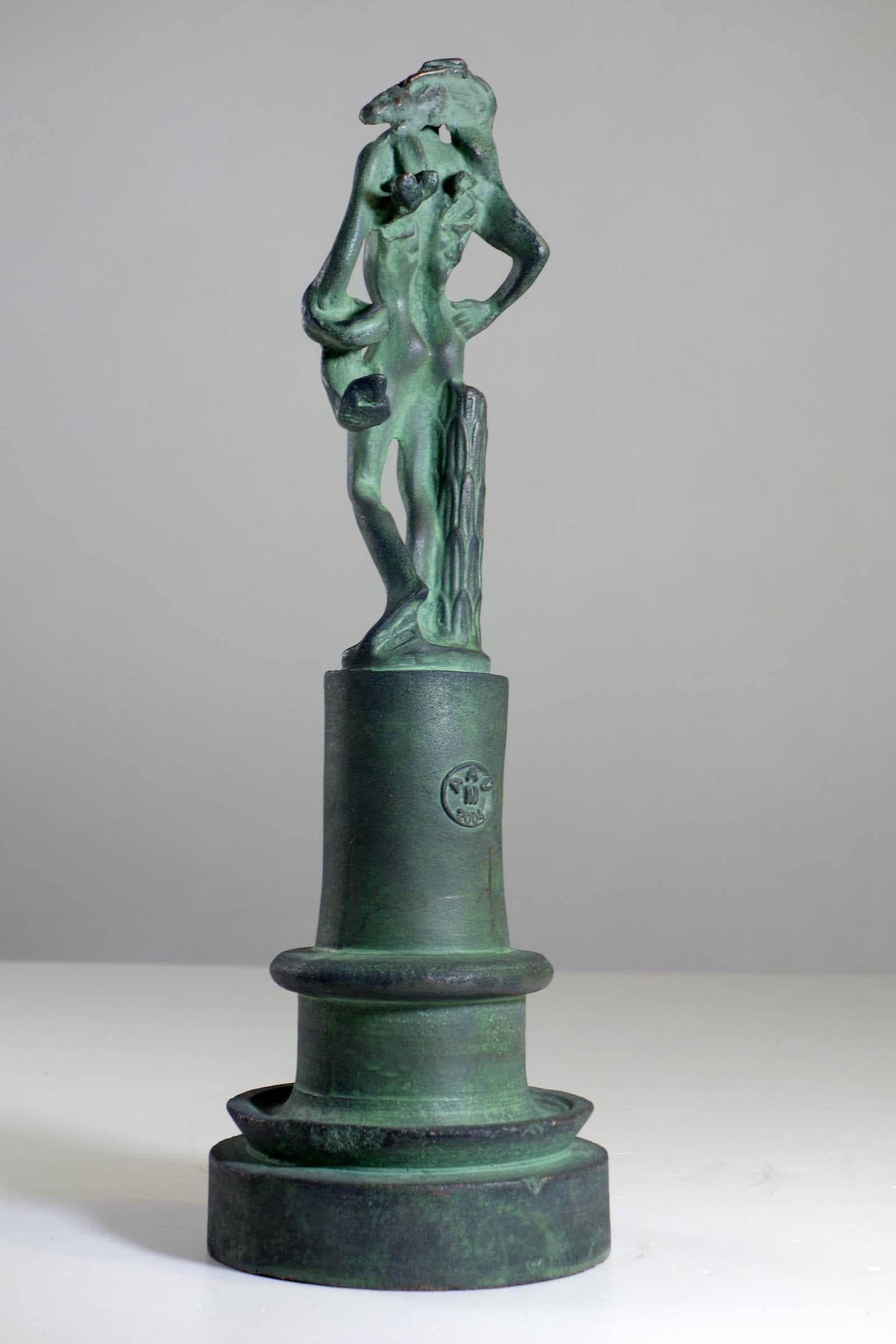 Salvador Dalí Vogelmann Surrealistische Bronze-Skulptur 79/99 im Zustand „Hervorragend“ im Angebot in Brescia, IT