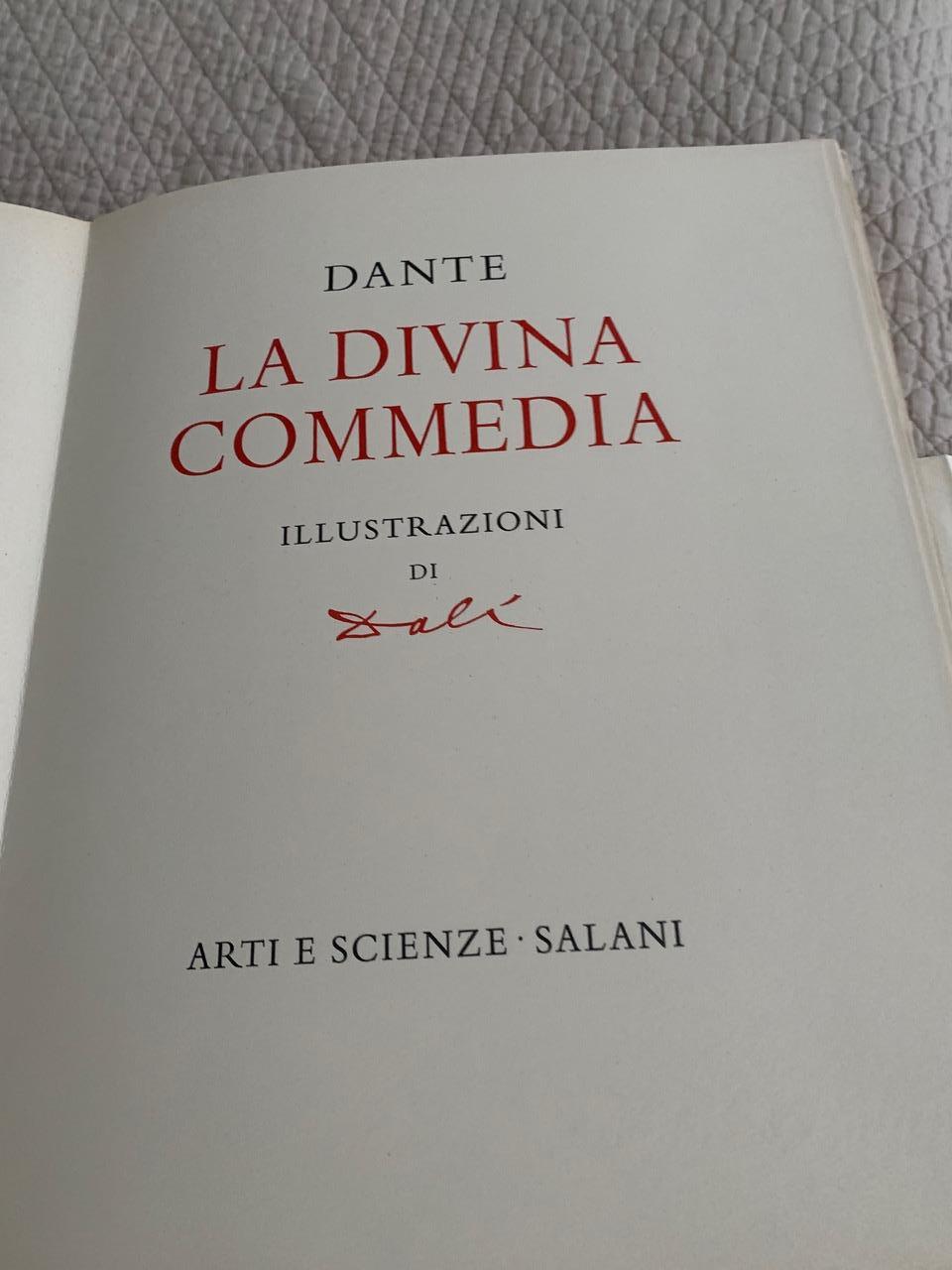 Salvador Dali Complete 6 Books Divine Comedy Italian Language 3