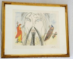 Salvador Dali Confucius  Gravure à l'eau-forte
