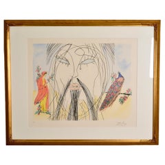 Salvador Dali "Confucius"  Etching