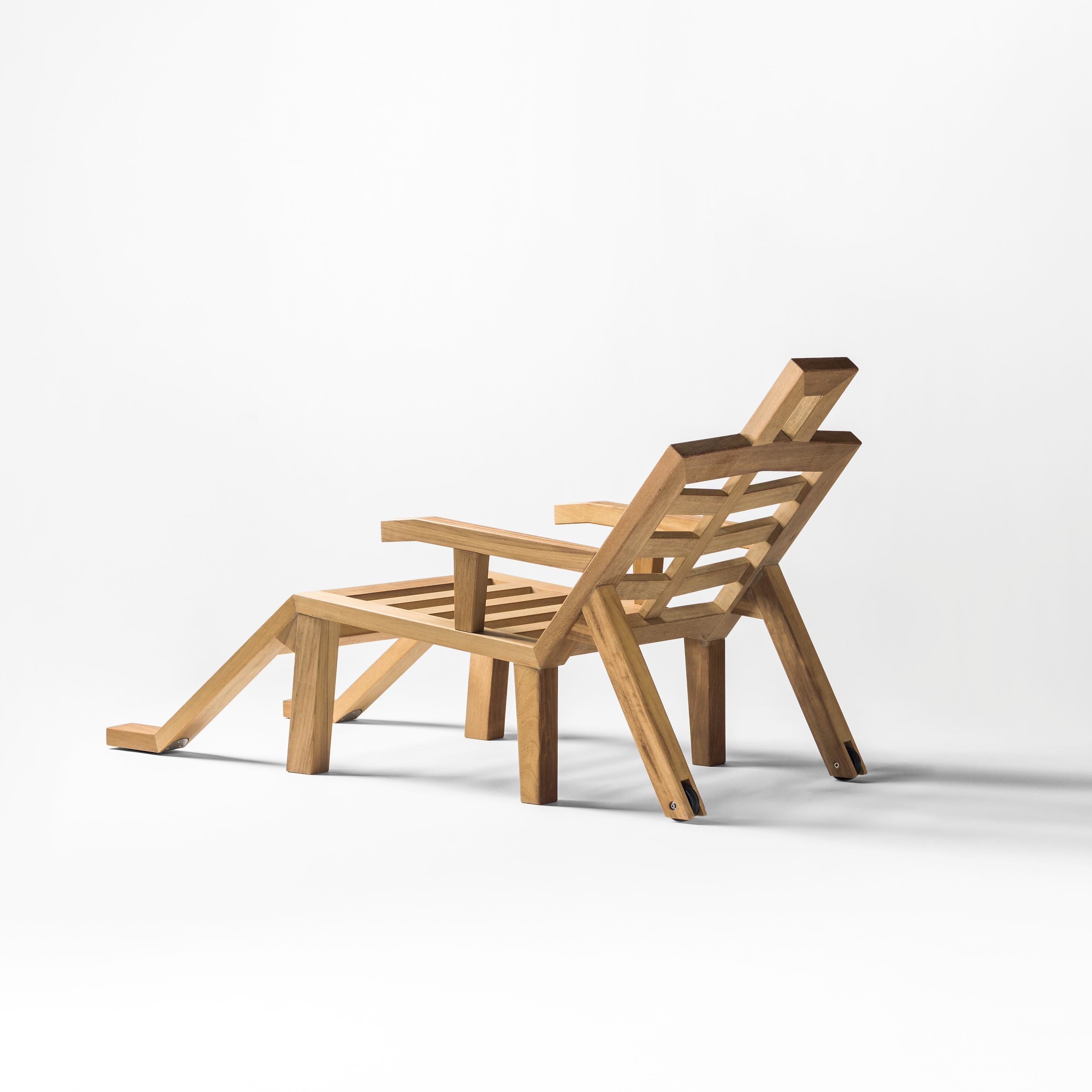 Spanish Salvador Dali Contemporary Portlligat Wood Sculpture Sunbed For Sale