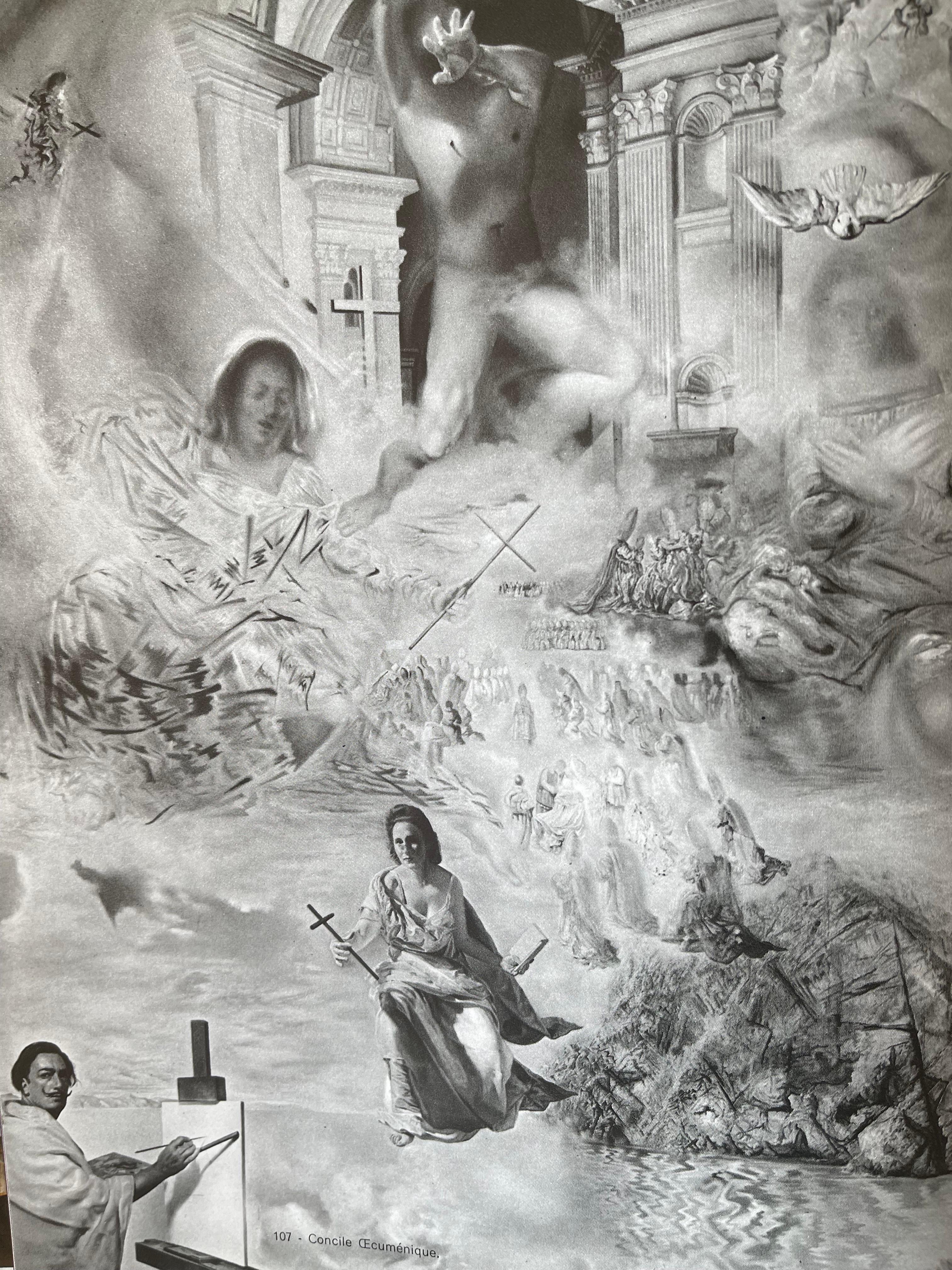 Mid-Century Modern Salvador Dali, Dali édité par Max Gerard 1968