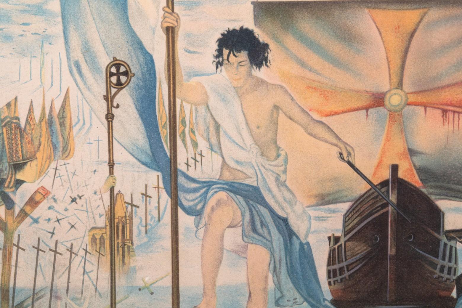 el descubrimiento de america salvador dali