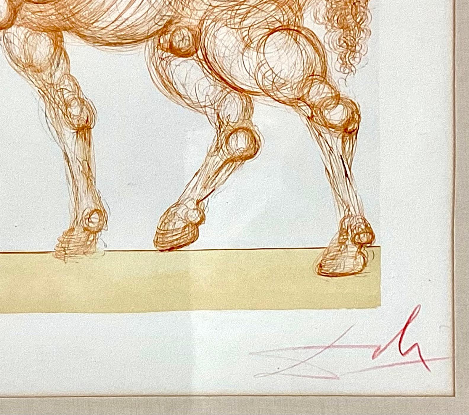 Salvador Dali Divine Comedy Centaur Limited Edition Lithograph For Sale 1