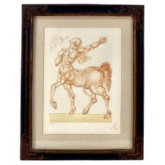 Vintage Salvador Dali Divine Comedy Centaur Limited Edition Lithograph