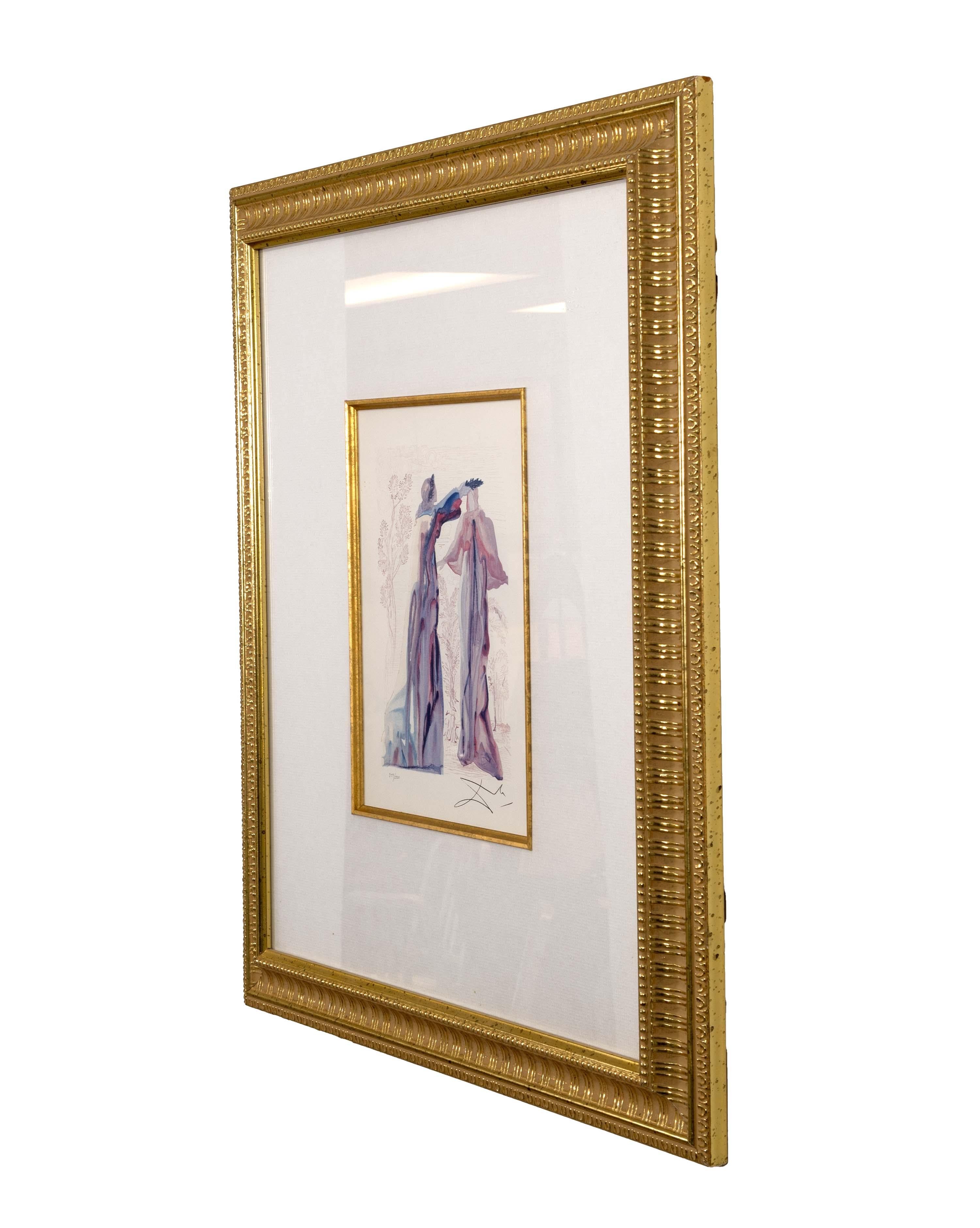 Salvador Dali Divine Comedy The Last Oratories of Virgil (FO 105) PU 27 Holzschnitt im Angebot 4
