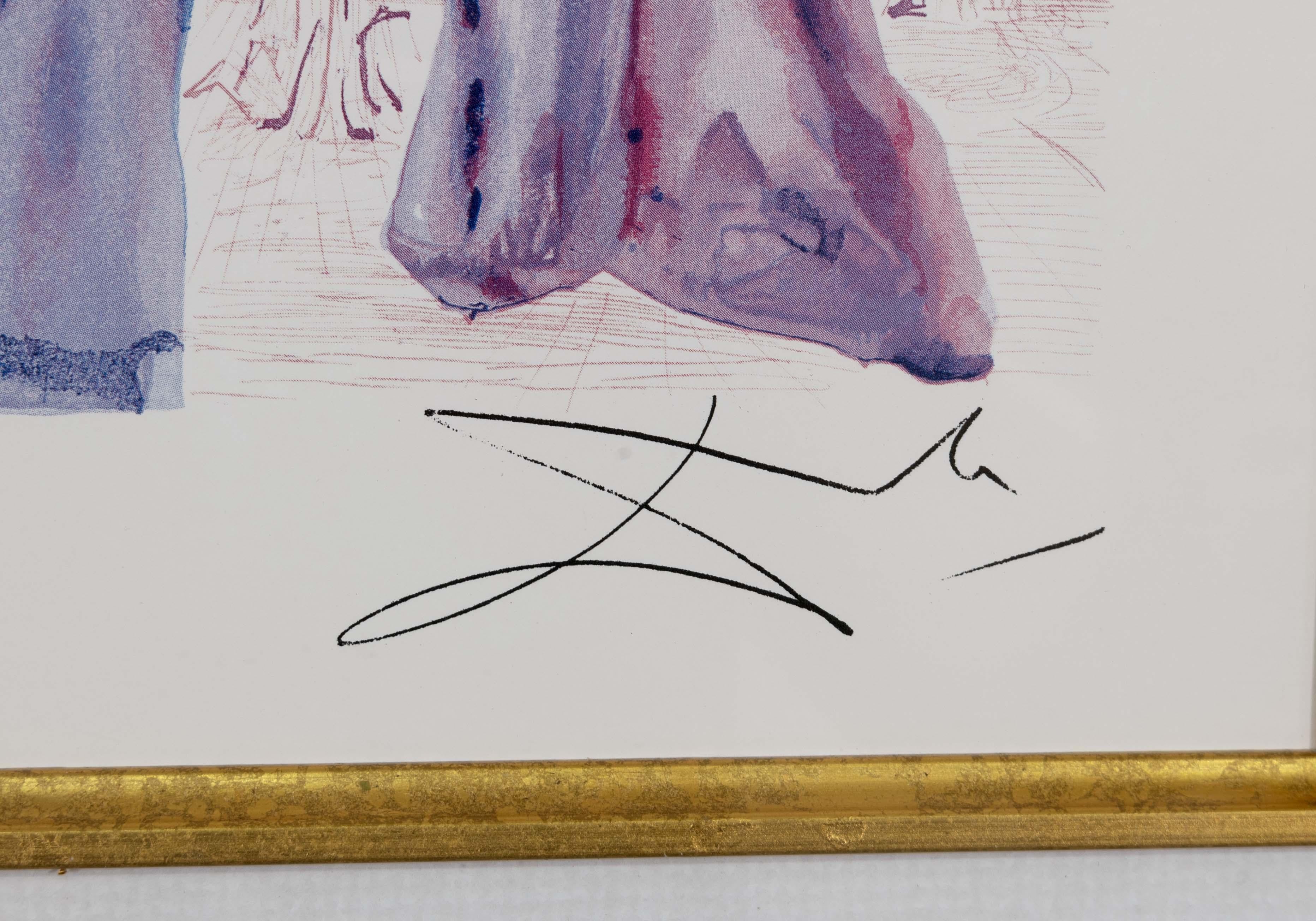Salvador Dali Divine Comedy The Last Oratories of Virgil (FO 105) PU 27 Holzschnitt (Spanisch) im Angebot