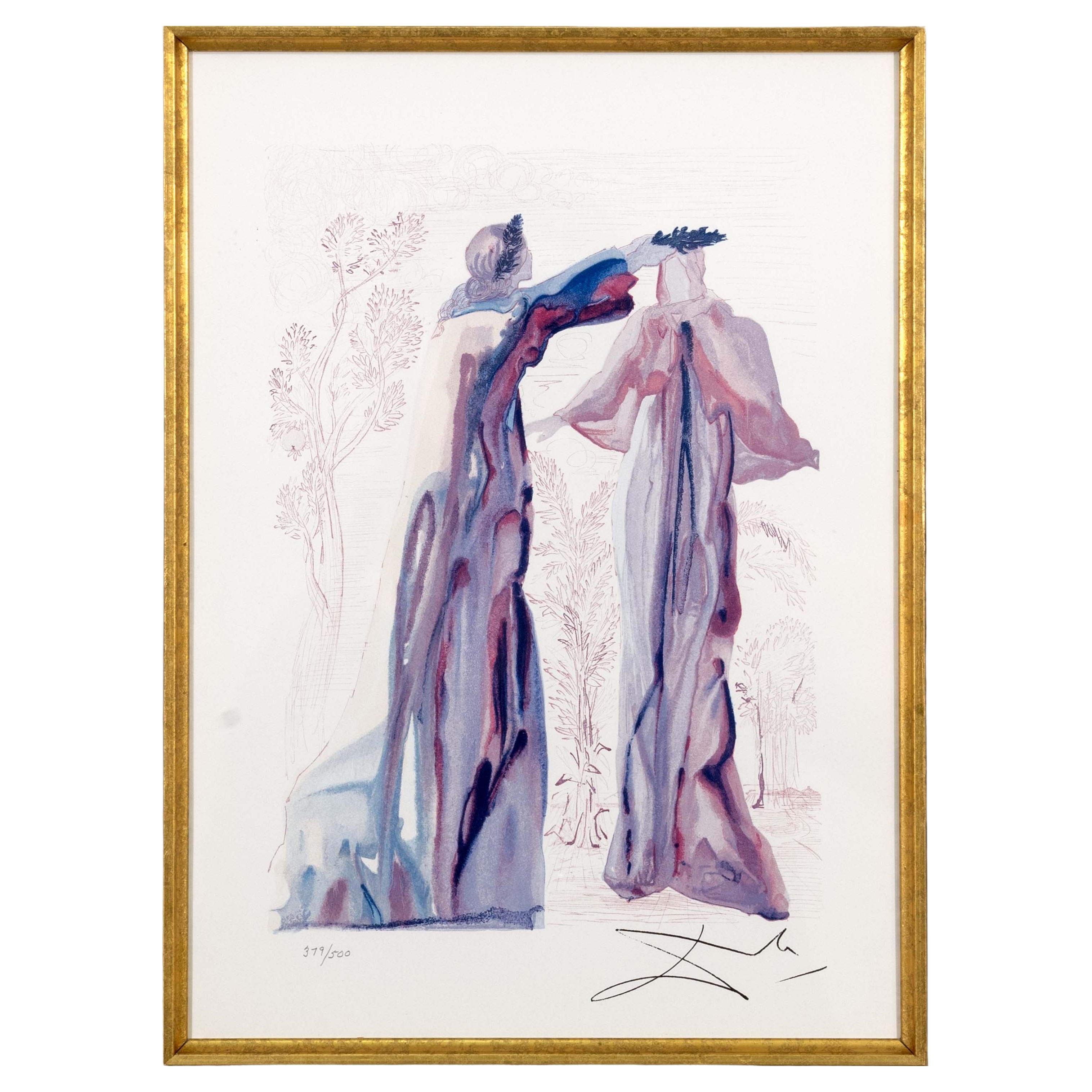 Salvador Dali Divine Comedy The Last Oratories of Virgil (FO 105) PU 27 Holzschnitt