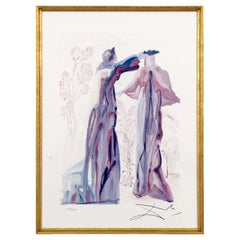 Salvador Dali Divine Comedy The Last Oratories of Virgil (FO 105) PU 27 Holzschnitt