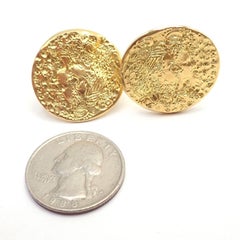 Salvador Dali D'or for Piaget Yellow Gold Large Cufflinks