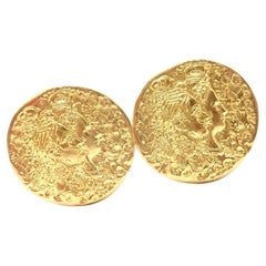 Salvador Dali D'or for Piaget Yellow Gold Large Cufflinks