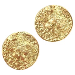 Salvador Dali D'or for Piaget Yellow Gold Large Cufflinks