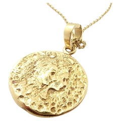 Salvador Dali D'or for Piaget Yellow Gold Pendant Necklace