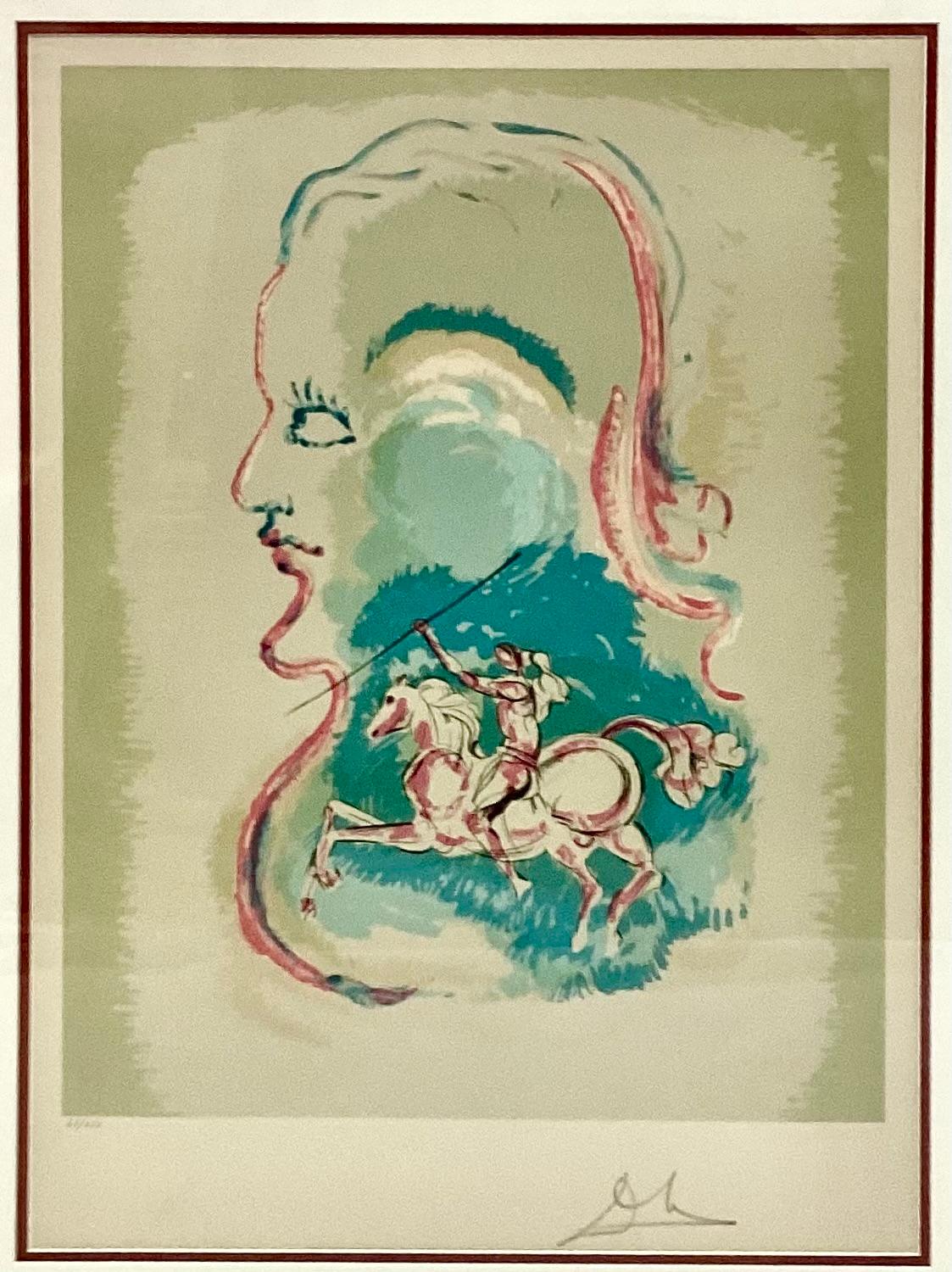 Litografia del XX secolo di Salvador Dalì 
