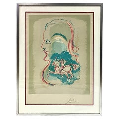 Salvador Dalì "Sogno di un cavaliere" Litografia