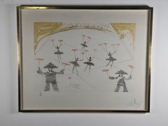 Salvador Dali  Gravure « Chinois » (Theatre Chinois)