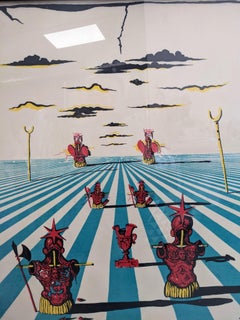 Salvador Dali Framed Scarf, 1947