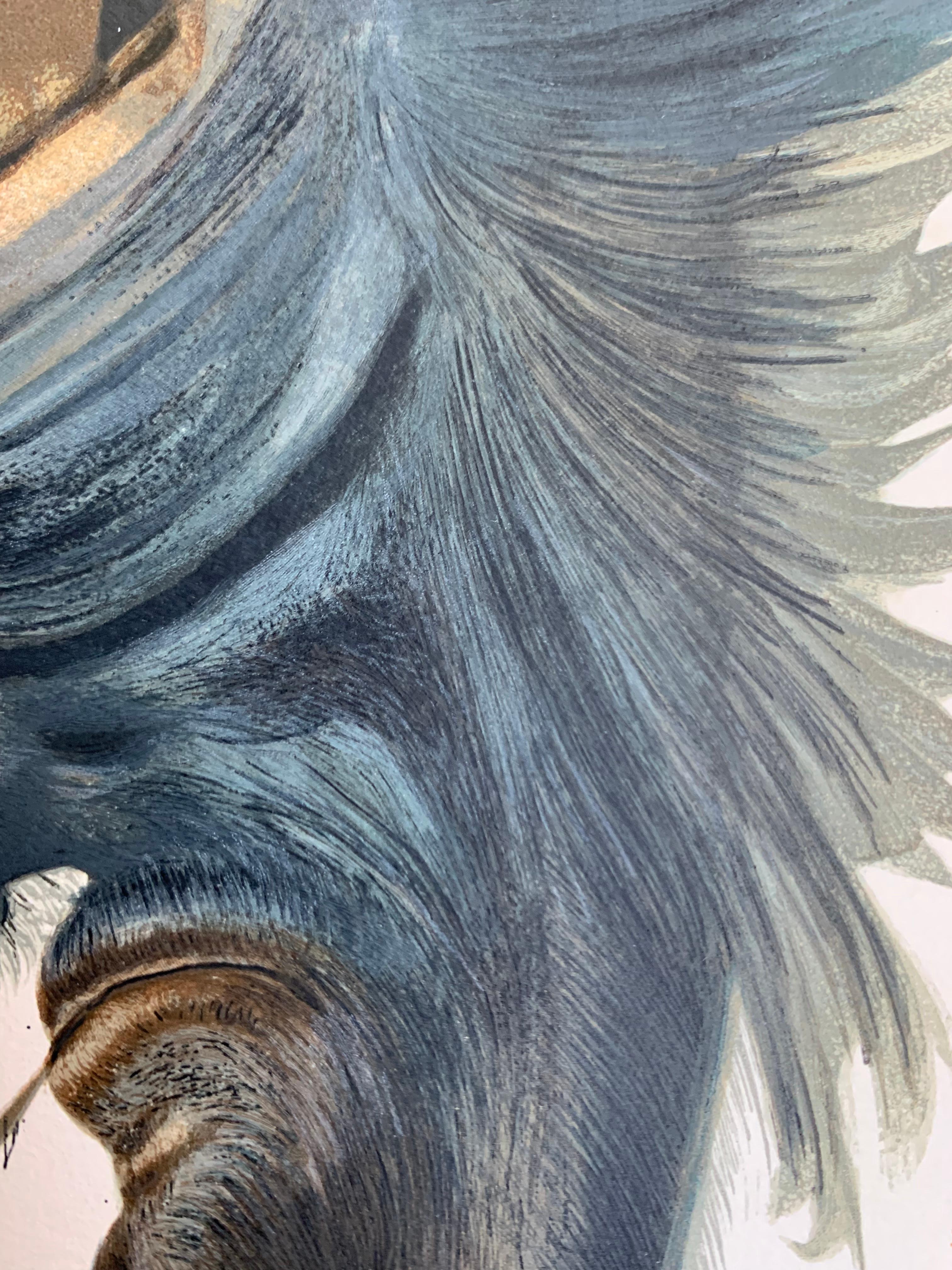 Salvador Dali, gravure « Inferno Canto 20 Diviners and Sorceres », 1970 en vente 1