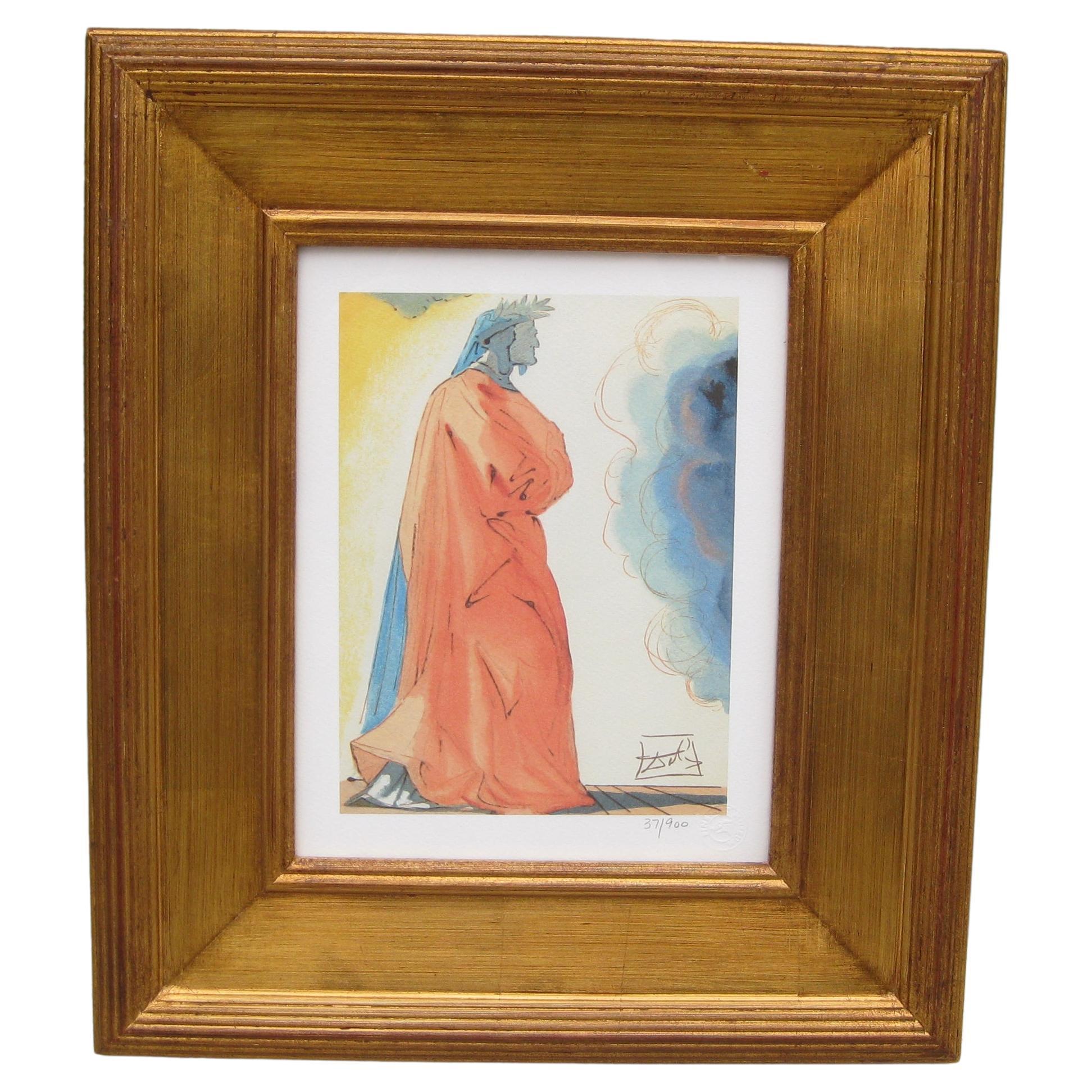 Salvador Dali La Divine Comedie de Dante Fine Art Museum Giclee Print Framed