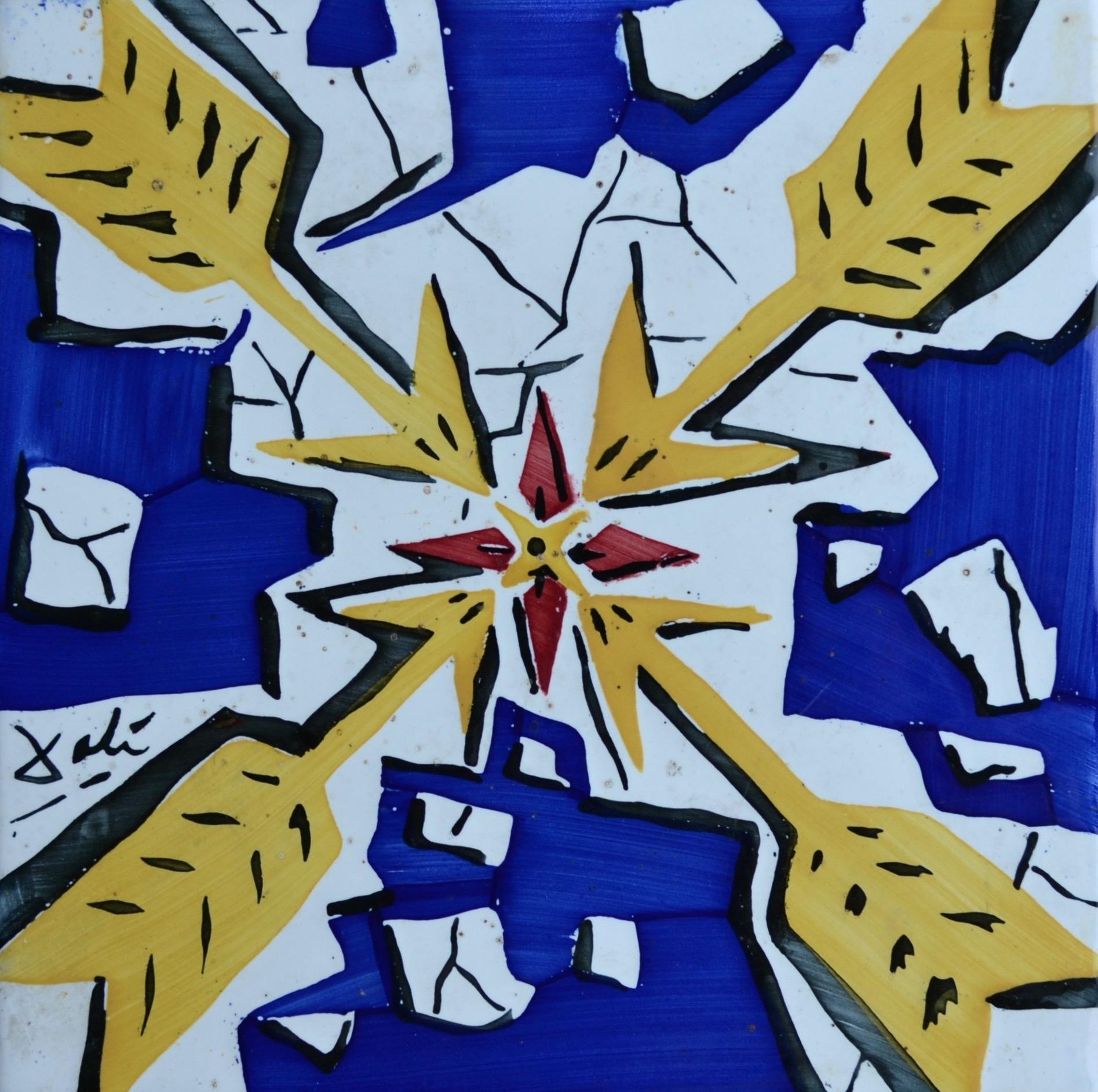 “La Suite Catalane”
Complete set of 6 painted and glazed ceramic tiles after paintings by the artist
Spain, 1954. Stamped 1954 verso
Salvador Dali´ (1904-1989) – Spanish painter and sculptor, important representatives of surrealism
Manufactured
